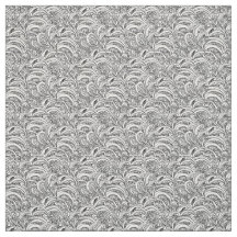 Padrão de arte mono paisley com tinta