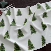 Padrão de Árvore de Natal Verde da Floresta de inv
