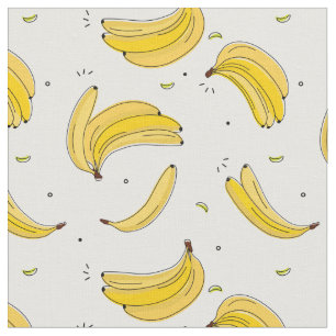 Tecido padrão de banana