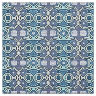 Tecido Padrão de Batik Violeta Bali Bali Verde com Casa A
