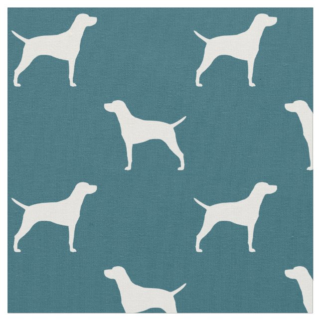 Tecido Padrão de Bissla Dog Silhouettes (Detalhe)