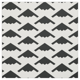 Tecido Padrão de bombardeiro furtivo preto B-2 espíritos 