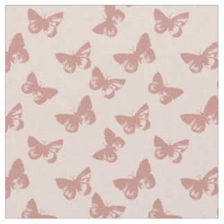 Tecido Padrão de borboleta pastel