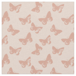 Tecido Padrão de borboleta pastel