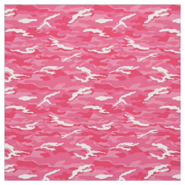 Tecido Padrão de Camo Rosa para Máscaras DIY (Modelo)
