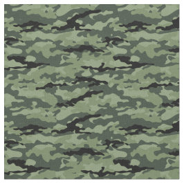 Tecido Padrão de Camo Verde Woodland para Máscaras do DIY