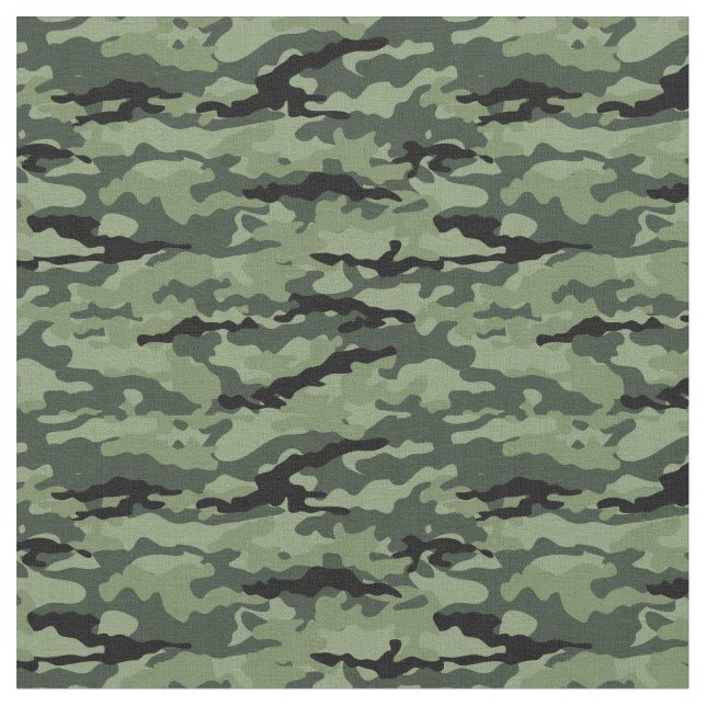 Tecido Padrão de Camo Verde Woodland para Máscaras do DIY (Detalhe)