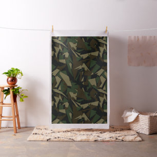 Tecido Padrão de Camuflagem Artística do Exército
