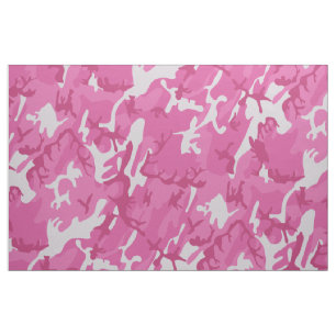 Tecido Padrão de Camuflagem Rosa Cor-de-Rosa