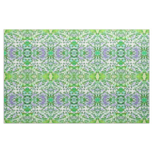 Tecido Padrão de Camuflagem Verde e Malva