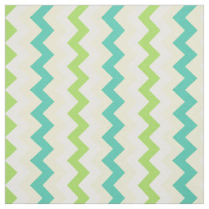 Tecido Padrão de Chevron de Luz de Primavera Verde Teal A