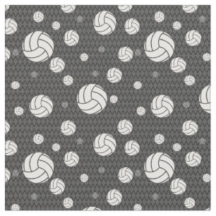 Tecido Padrão De Chevron De Voleibol Da Cinza