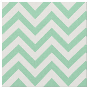 Tecido Padrão de Chevron Verde Menta na Moda