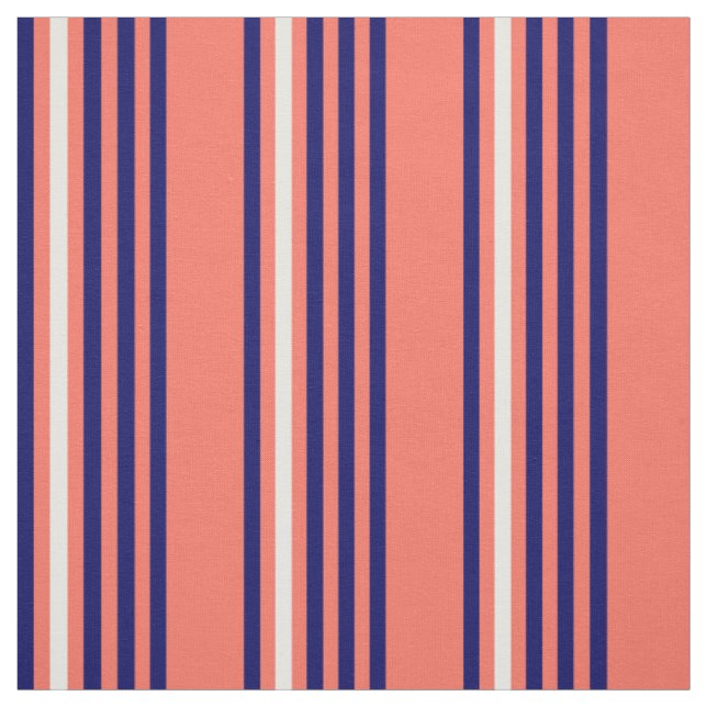 Tecido Padrão de cinco faixas de cor azul-marinho e branc (Modelo)