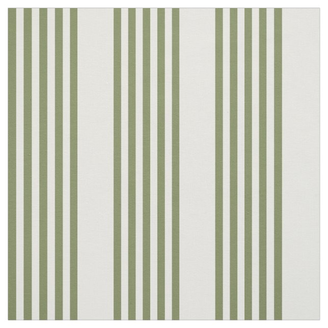 Tecido Padrão de cinco faixas verde-oliva e branco (Modelo)