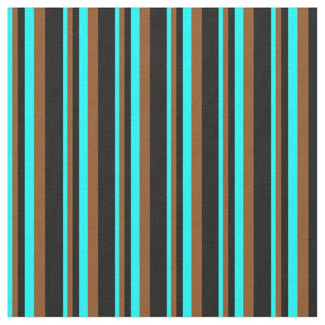 Tecido Padrão de Cinza, Castanho e Stripes Negras (Detalhe)