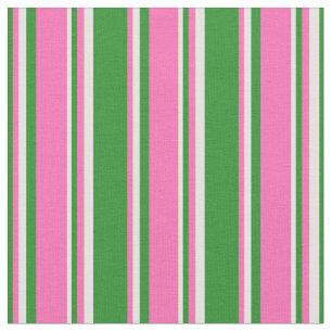 Tecido Padrão de cinzas verde, rosa quente e claro