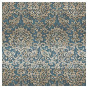 Tecido Padrão de Coelhos ou Hares Italianos Medievais