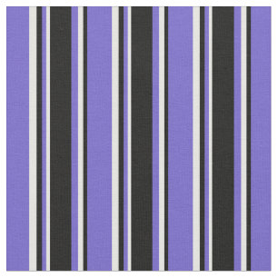 Tecido Padrão de Coloração de Azul de Tabuleiro, Preto e