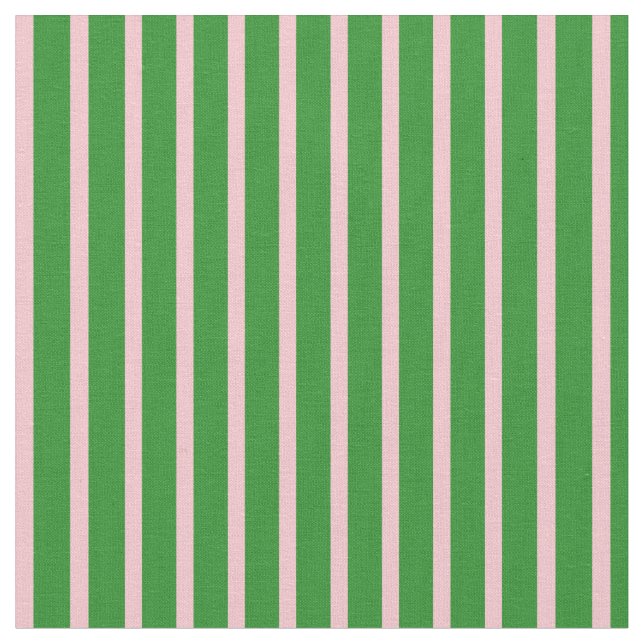 Tecido Padrão de Coloração Verde Rosa e Floresta (Detalhe)