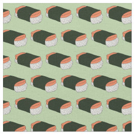 Tecido Padrão de Comida de Musubi Sushi no Havaí