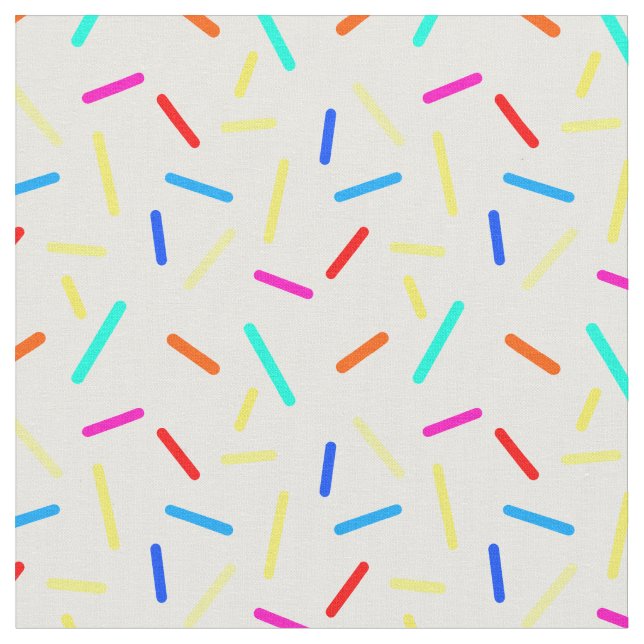 Tecido Padrão de Confetti de Linha Sprinkle Colorida Wenj (Detalhe)