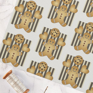Tecido Padrão de Cookie do Homem de Gingerpão-bonito pers