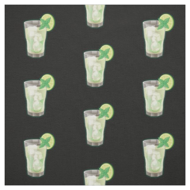 Tecido Padrão de Coquetel Mojito (Modelo)