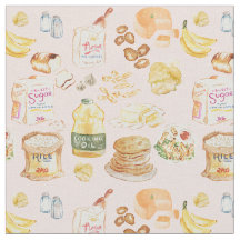 padrão de cor aquosa do café da manhã de vintagem-