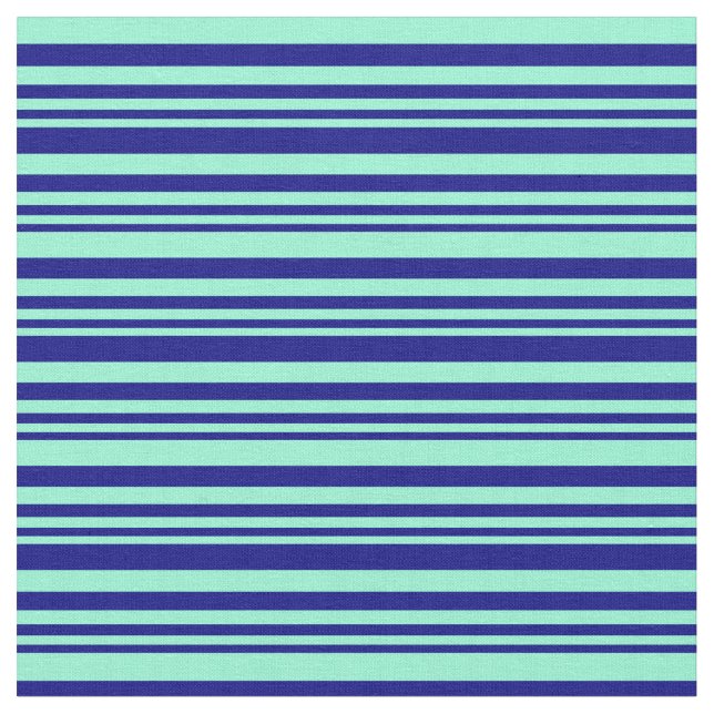 Tecido Padrão de cor azul e aquamarina (Detalhe)