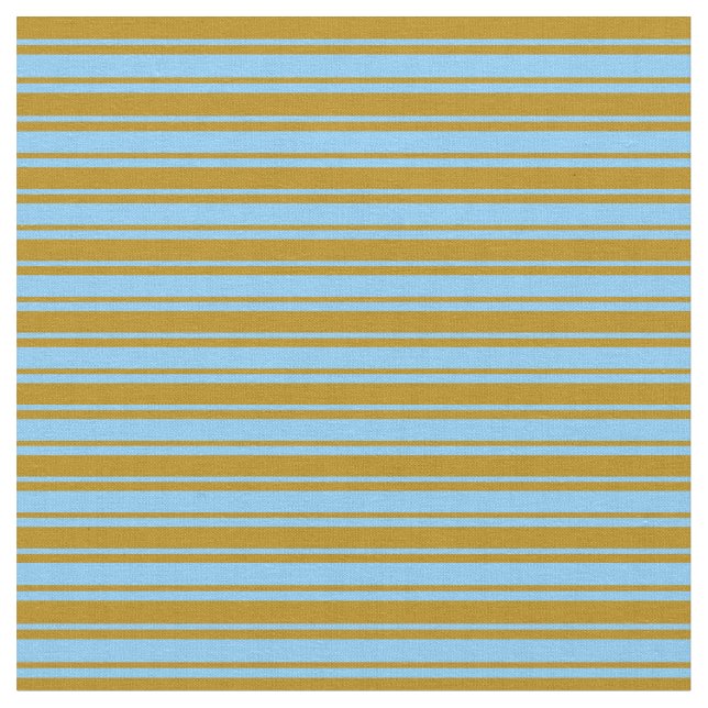 Tecido Padrão de cor azul e dourado escuro do céu claro (Detalhe)