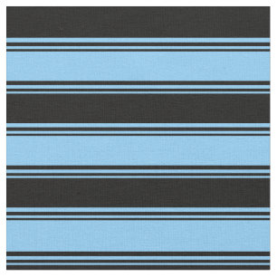 Tecido Padrão de cor azul e preto do céu claro