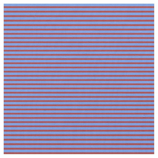 Tecido Padrão de cor castanho e Cornflower Blue (Detalhe)