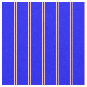 Tecido Padrão de cor rosa e azul ligado/listrado