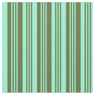 Tecido Padrão de cor verde-oliva escuro e aquamarino