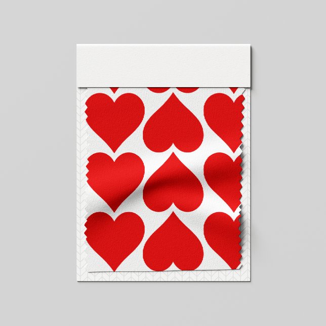 Tecido Padrão de Coração Vermelho, Romântico, Amor (Criador carregado)