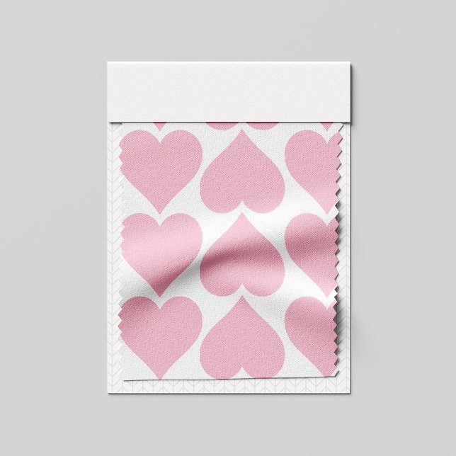 Tecido Padrão de Corações Rosa, Romântico, Amor (Criador carregado)
