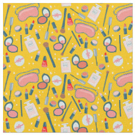 Tecido Padrão de Cosméticos de Maquiagem de Beleza Vintag