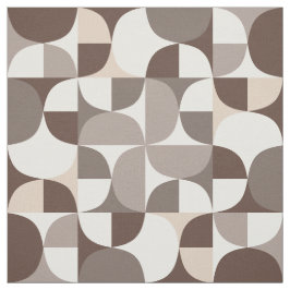 Tecido Padrão de Curvas Geométricas Retroativas - Terra B