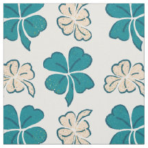 Padrão de Desenho de Shamrock Verde Moderno