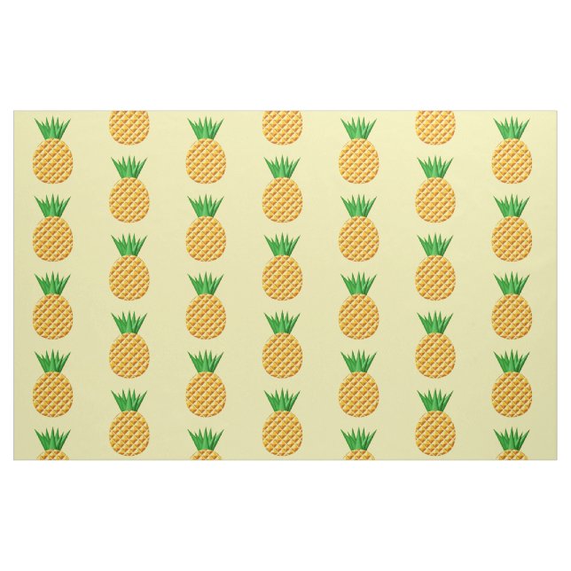 Tecido Padrão de Desenho do Abacaxi-Vintage (Fat Quarter)