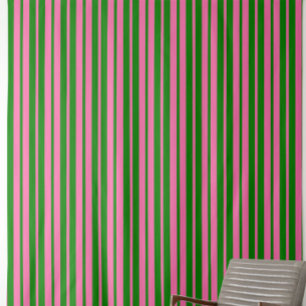 Tecido Padrão de Design de Listras Elegantes Rosa e Verde
