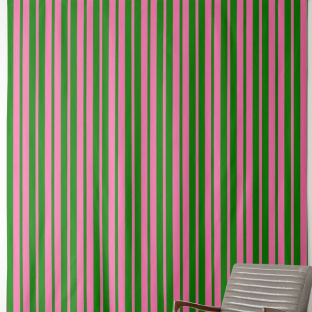 Tecido Padrão de Design de Listras Elegantes Rosa e Verde (Criador carregado)