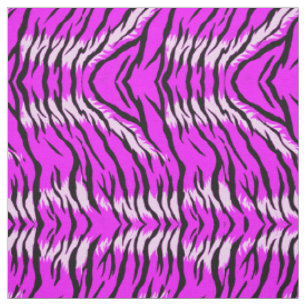 Tecido Padrão de design de pele de tigre roxo