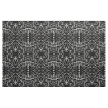 Padrão de Design de Trabalho de arte preto e branc