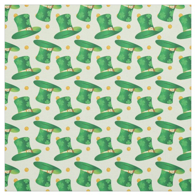 Tecido padrão de Dia de São Patrício de Hat irish (Modelo)