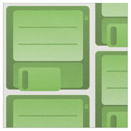 Tecido Padrão de Disquete Verde