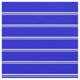 Tecido Padrão de distribuição colorida branco e azul