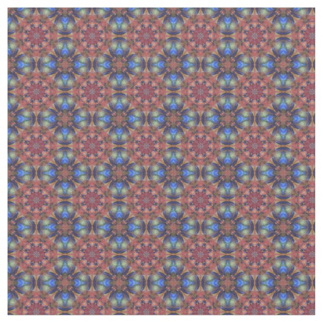 Tecido Padrão de Efeito Multicolorido Geo Arco-íris Chequ (Detalhe)