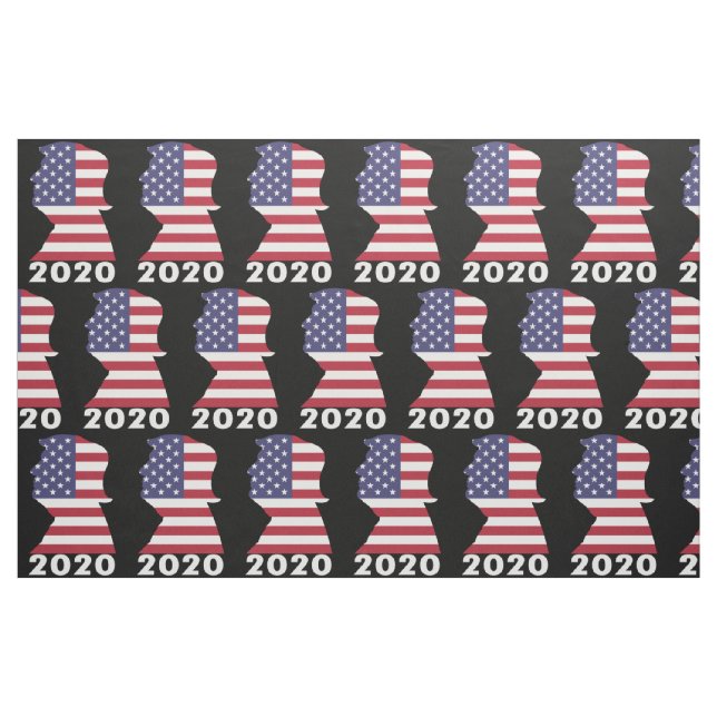 Tecido Padrão de eleição do Trump 2020 (Fat Quarter)